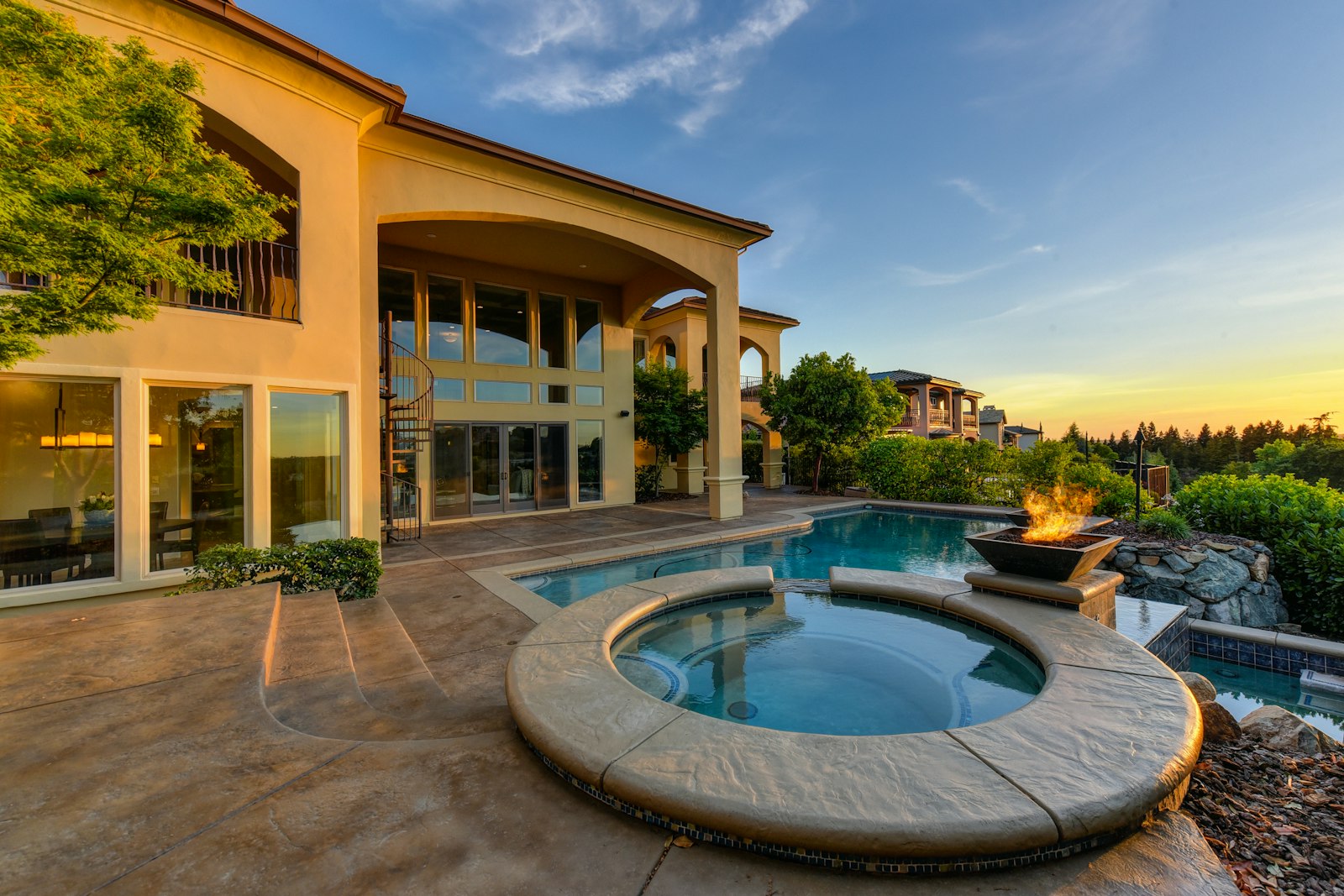 Hill Country stone home exterior